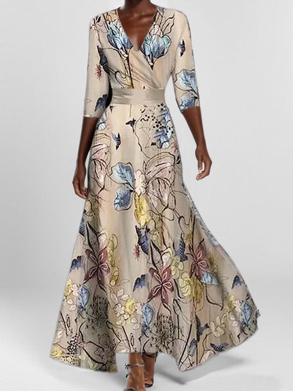 Saskia | Elegants set maxi midi dress glamor for the coast