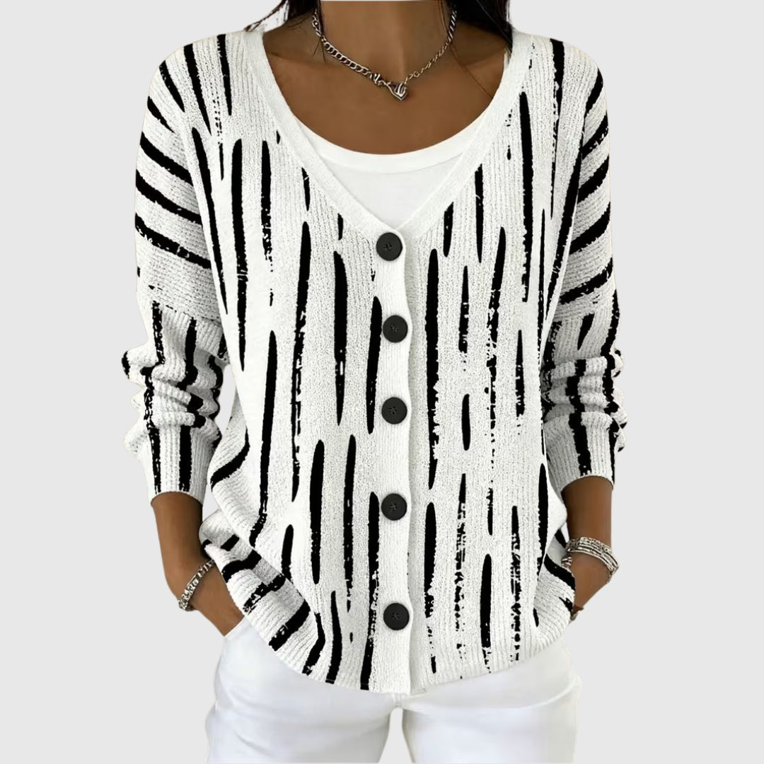Comfortabele Gebreide Cardigan met Knopen