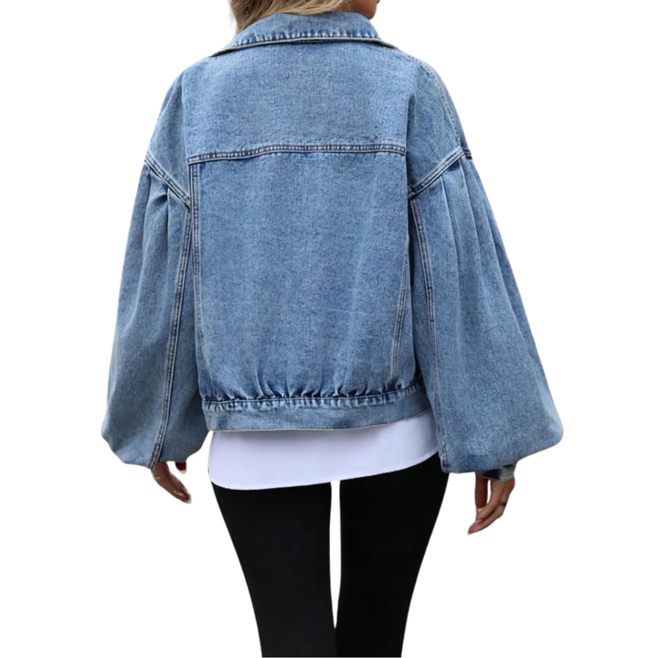 Yvette | Relaxed Distressed Street Denim Jacket