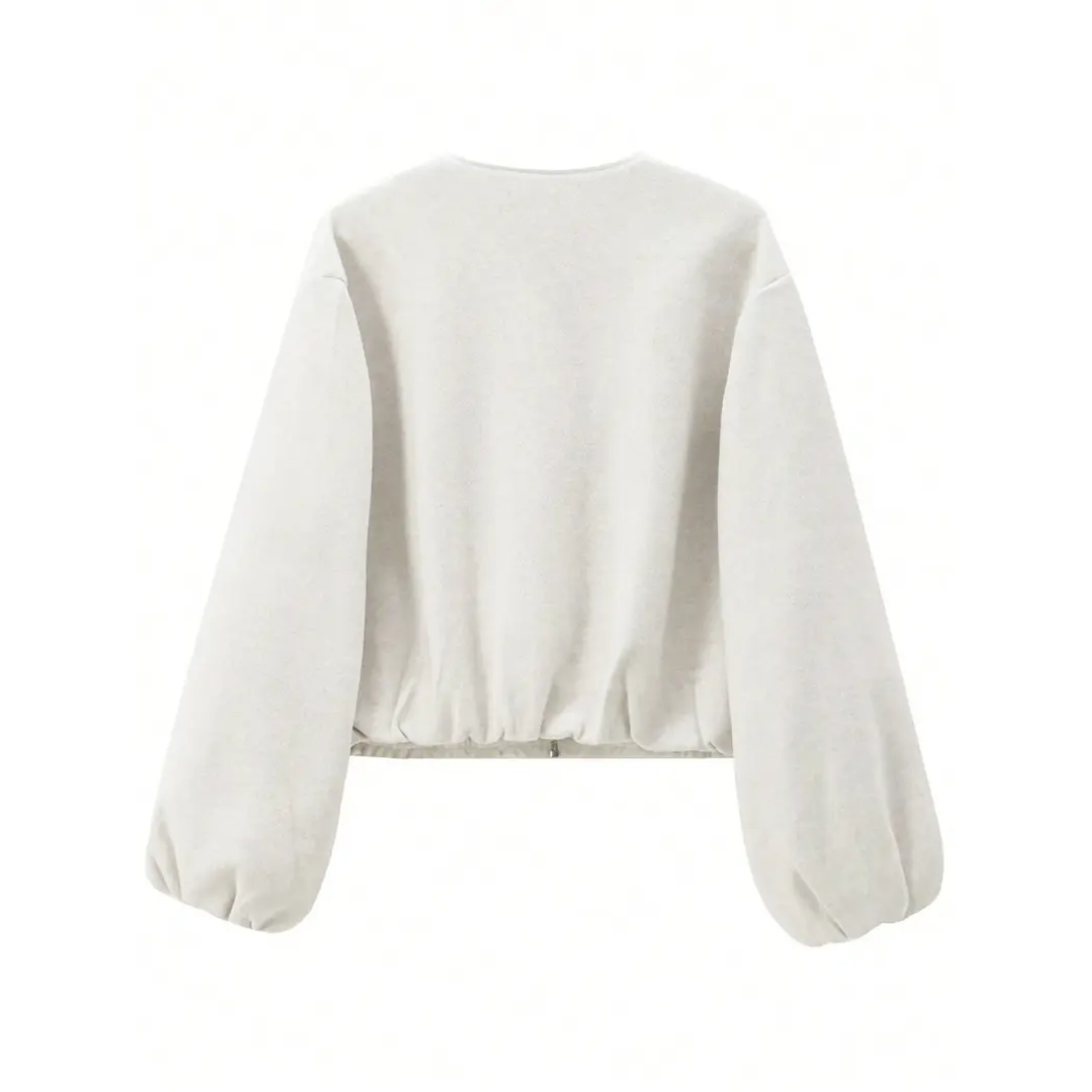 Whitney | Sporty Zip-Up Pilot Jacket Coat