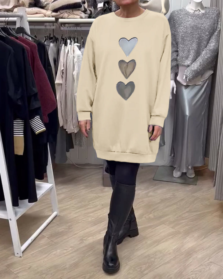 Ava | Casual Sweatshirt Dress