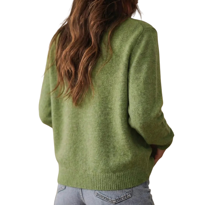 Erin | Cosy Solid Button Knit Cardigan