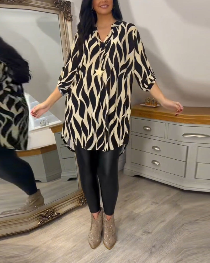 Felicity | Printed Loose-Fit Top