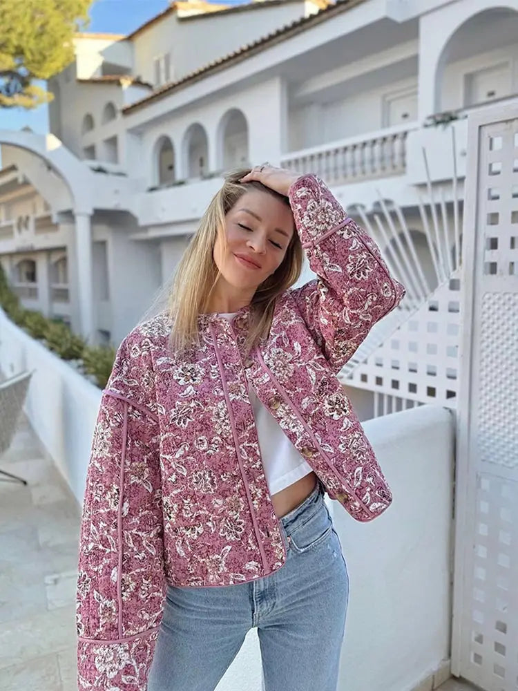 Ella | Trendy Printed Jacket