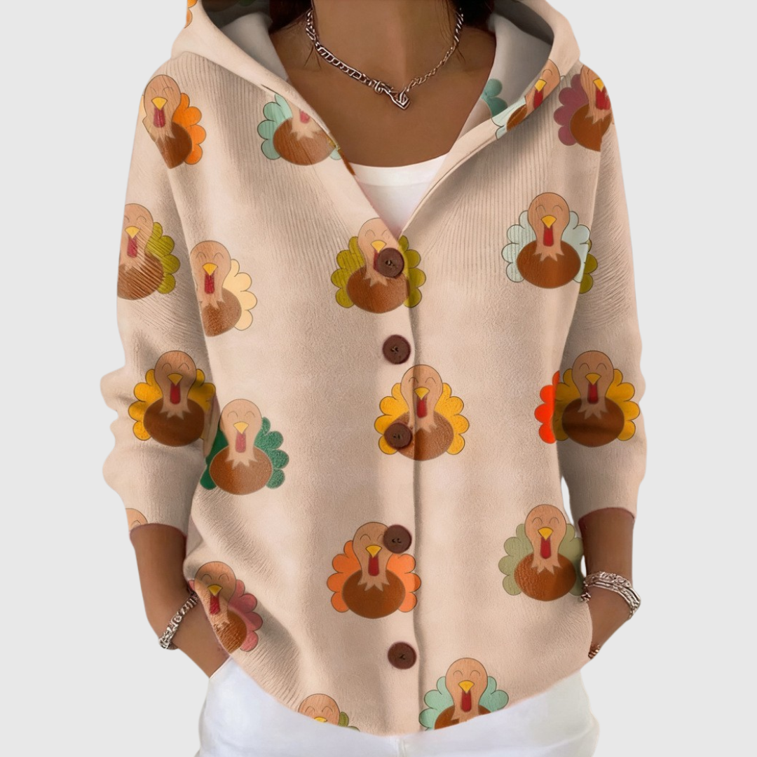 Comfortabele Gebreide Hoodie Cardigan