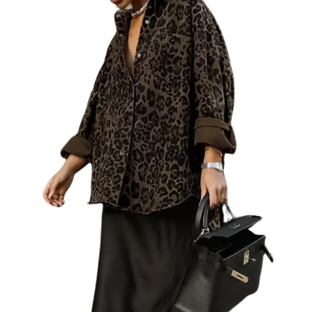 Danielle | Vintage Leopard Print Shacket