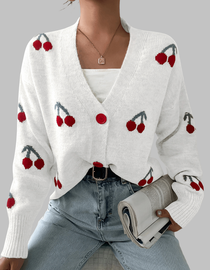Kristy | Chic Button Front Long Sleeve Cardigan