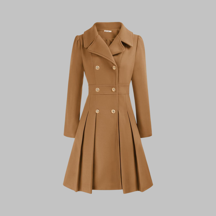 Jacinta | Classy Double Button Long Sleeve Coat