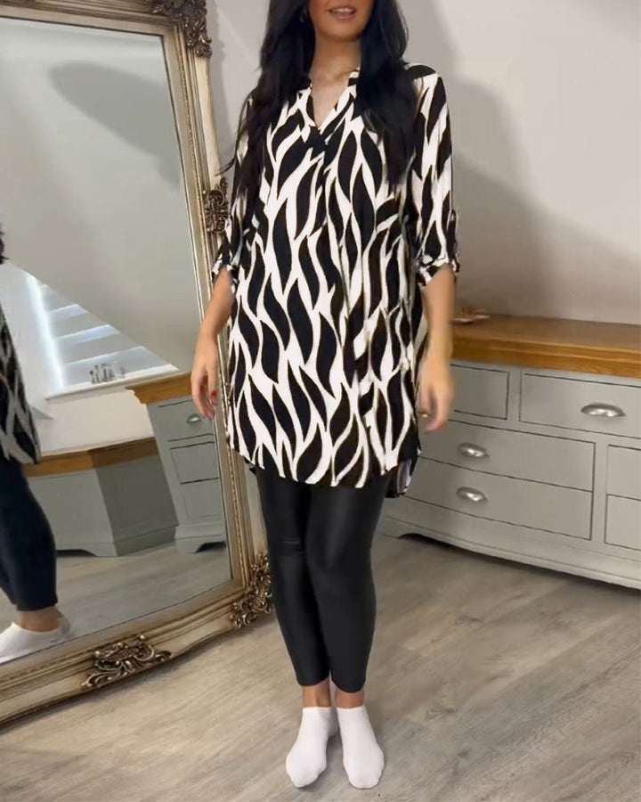 Felicity | Printed Loose-Fit Top