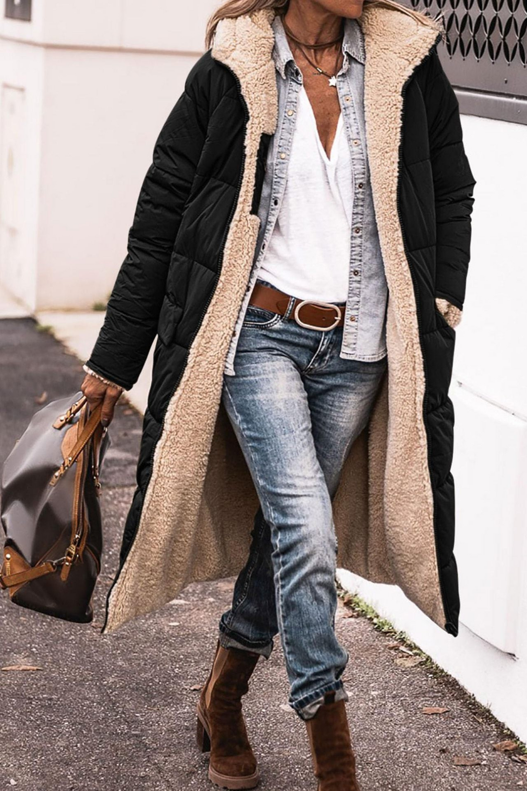 Whitney | Elegant Reversible Coat