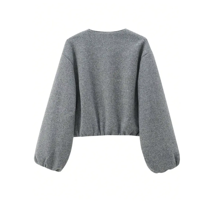 India | Street-Style Lantern Sleeve Woven Jacket