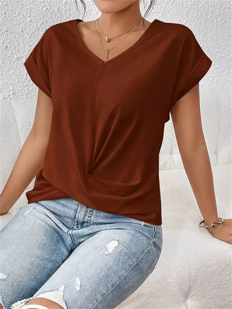 Gemma | The Stylish V-Neck Top