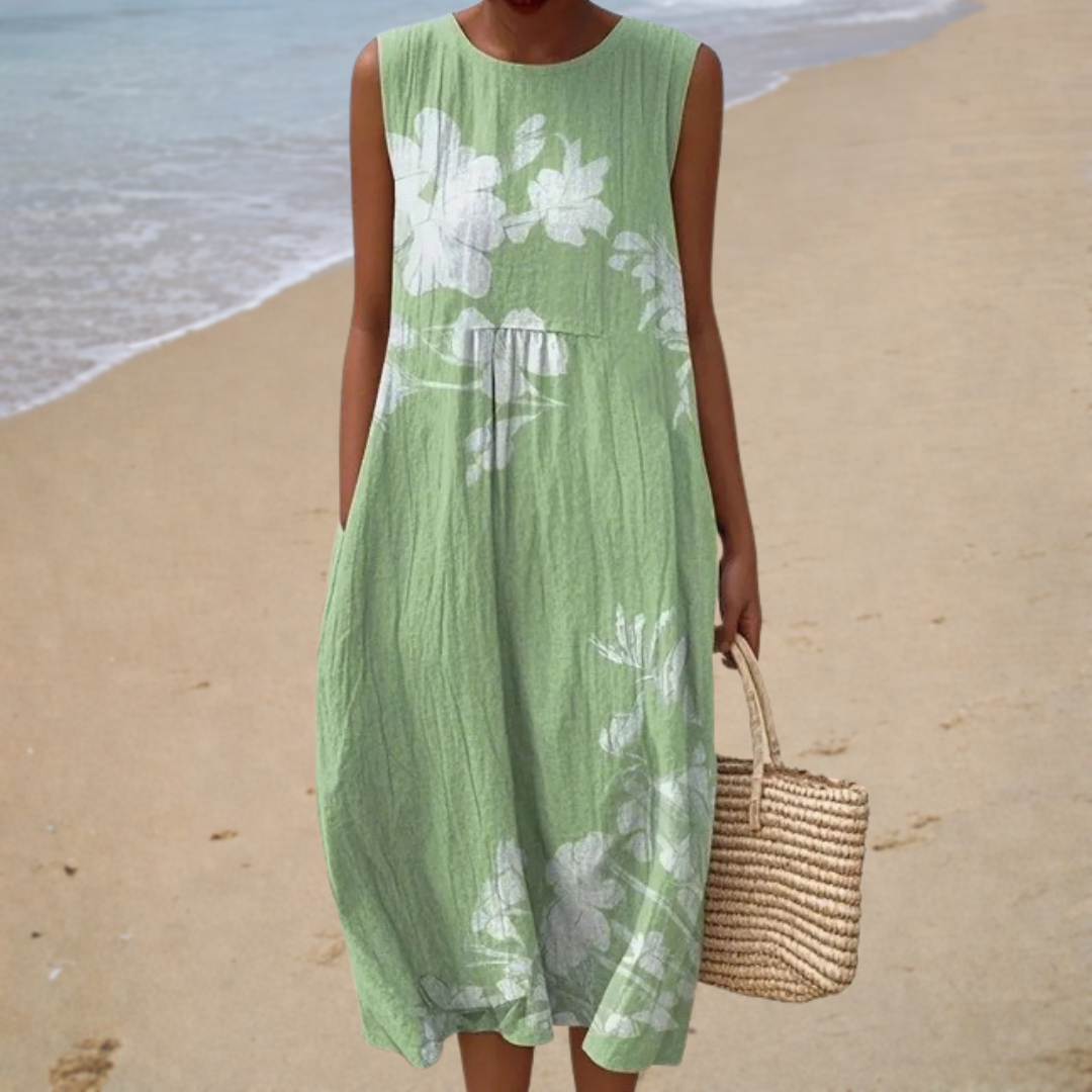 Zomerjurk Comfortabel Mouwloos