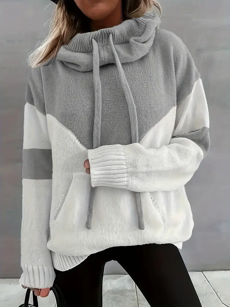Tessa | Dual-Tone Cosy Hoodie