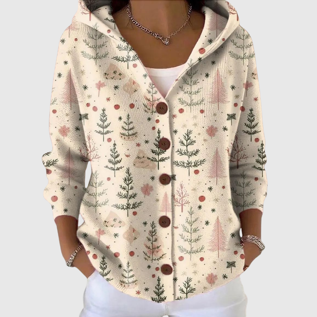 Comfortabele Hoodie Cardigan van Breiwerk