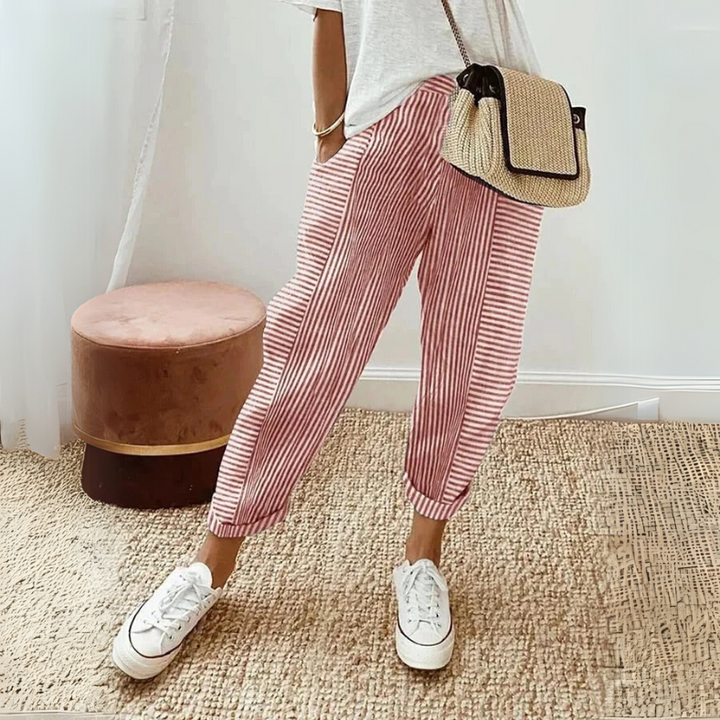 Madison | Relaxed Boho Stripe Pants