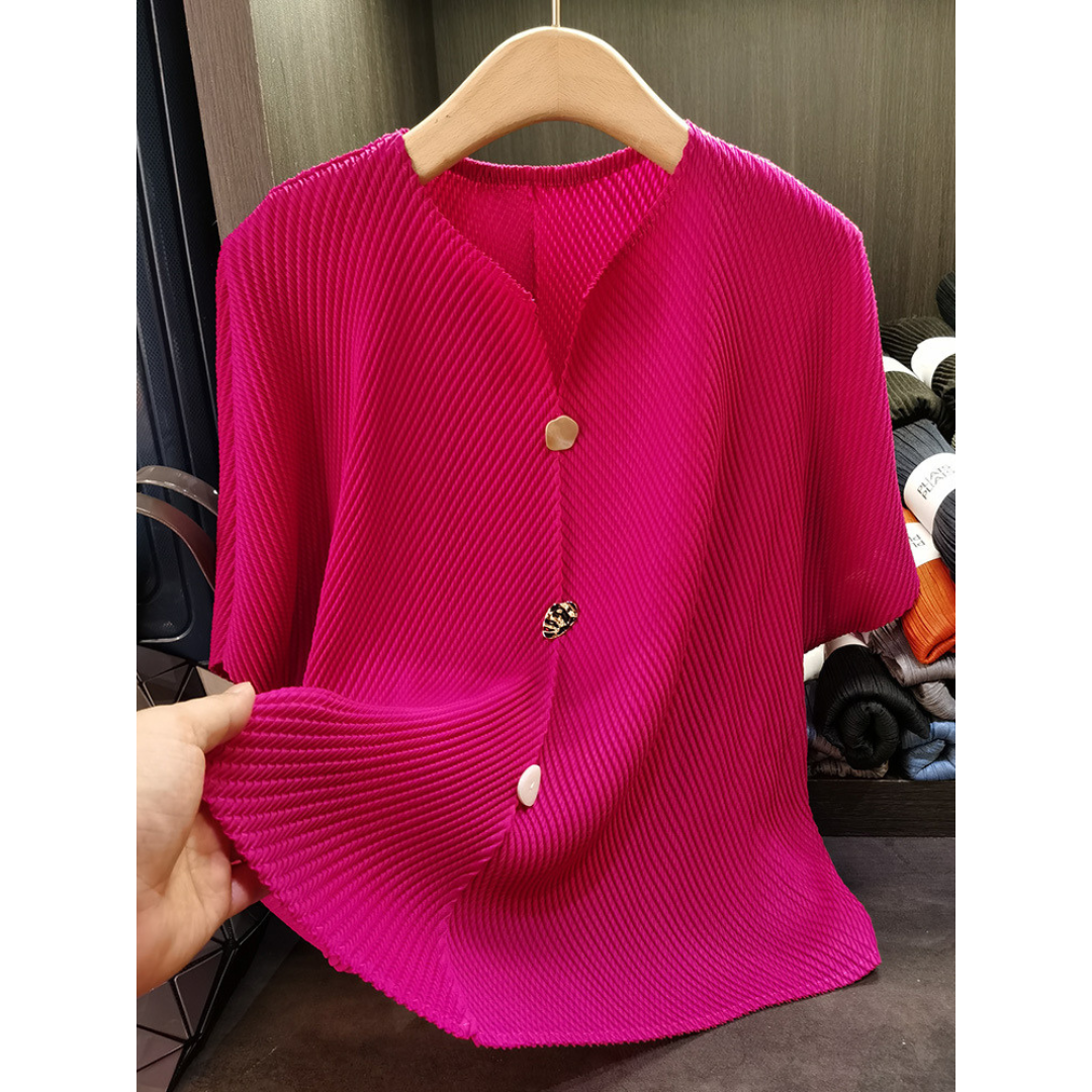 Sienna | Lightweight Round Neck Cardigan Top