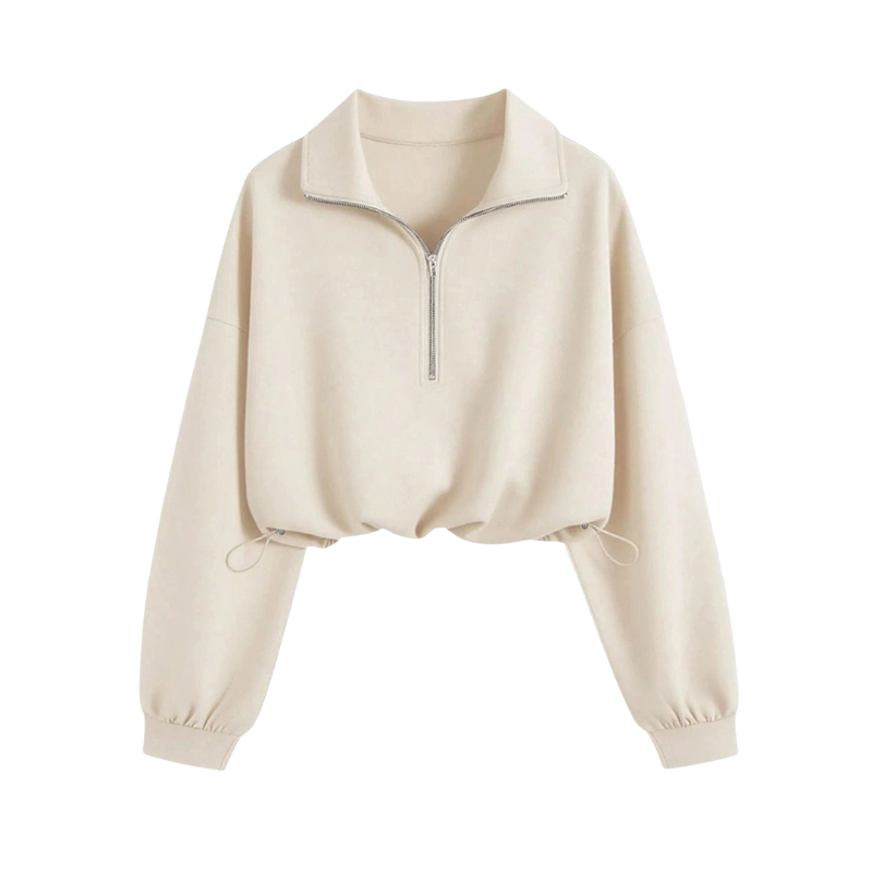 Daisy | Easy Fit Half Zip Transitional Pullover