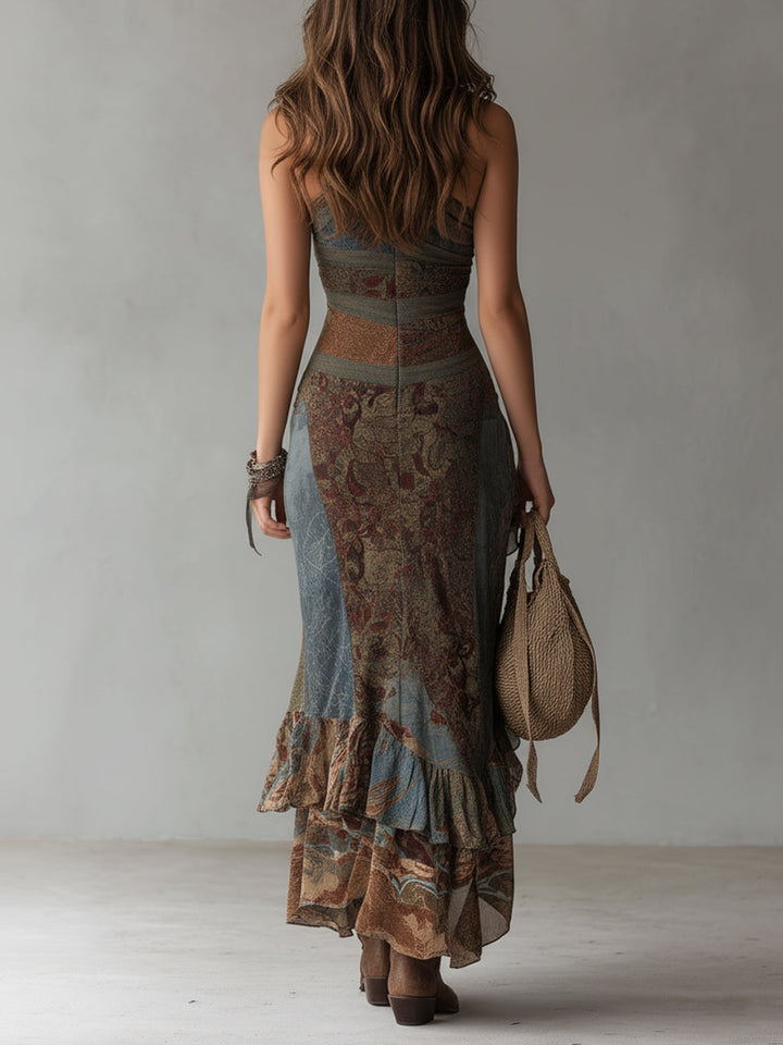 Lily | Maxi dress with floral pattern vintage