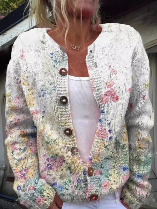 Naomi | Vintage Floral Cardigan