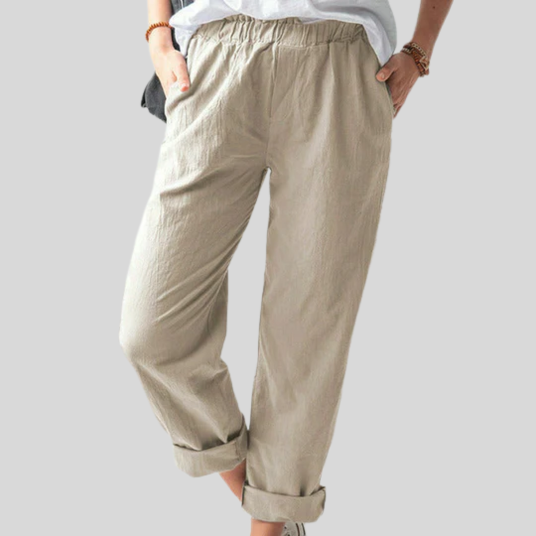 Neria - Broek met Zachte Structuur