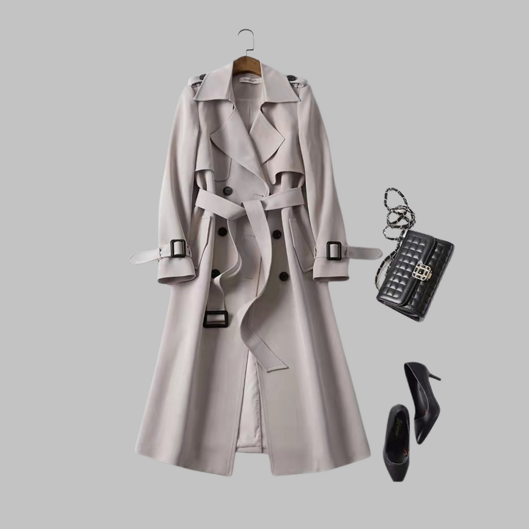 Isabelle | Elegant Knee-Length Loose Fit Coat