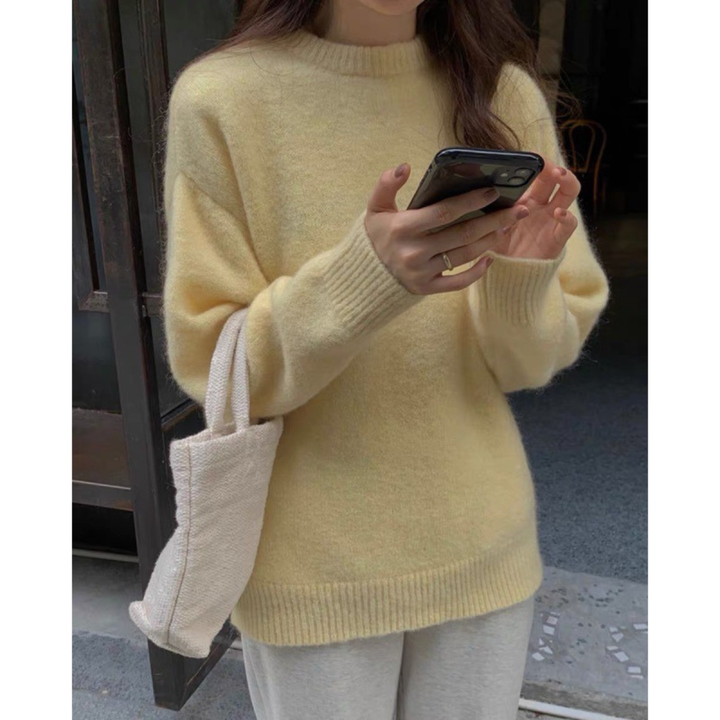 Sally | Comfy Long Sleeve Round Neck Sweater
