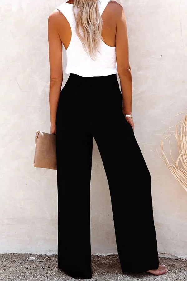 Riana - Hoge Taille Relaxed Broek
