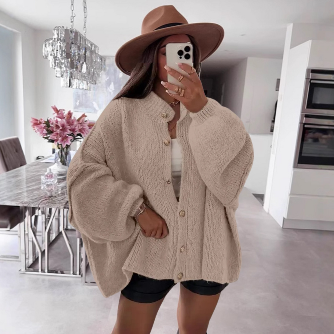 Annabelle | Classic Button-Down Long Sleeve Cardigan