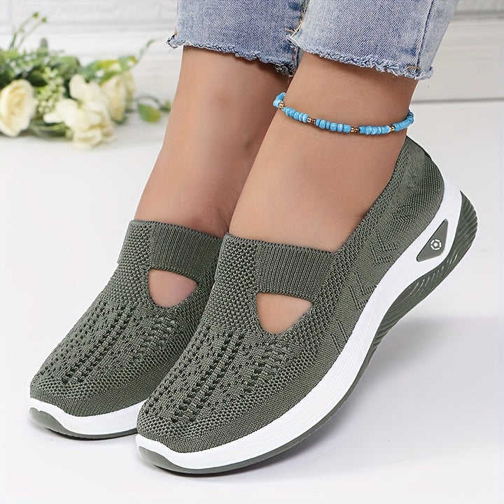 Gemakkelijke instap sneakers met stabiele pasvorm