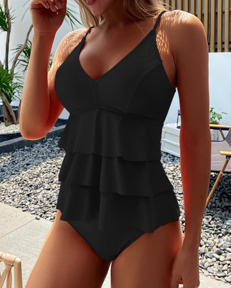 Victoria | Elegant swimsuit with sophisticated ruffles