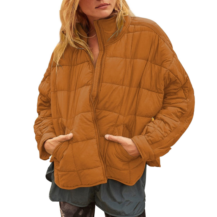 Amelia | Lightweight Compact Zip Puffer Jacket