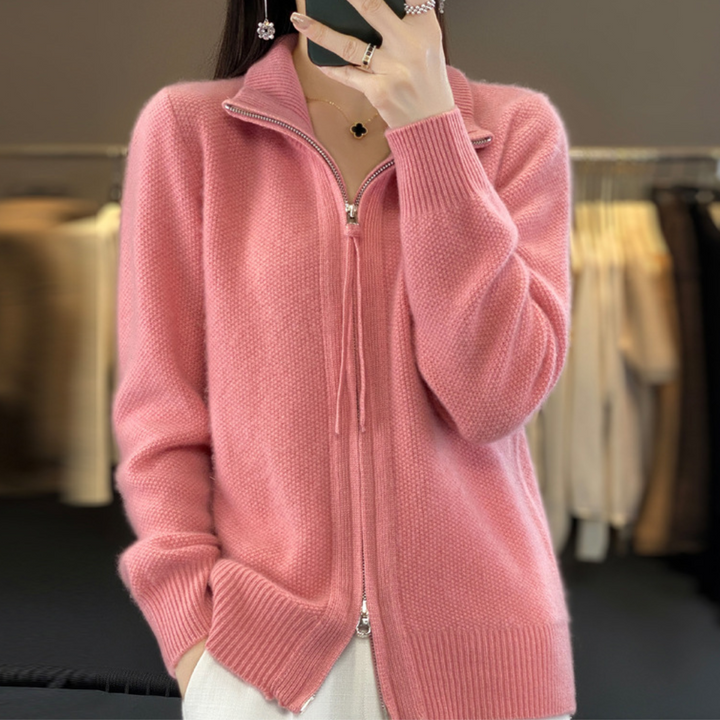 Samantha | Minimalist Zip Sweater