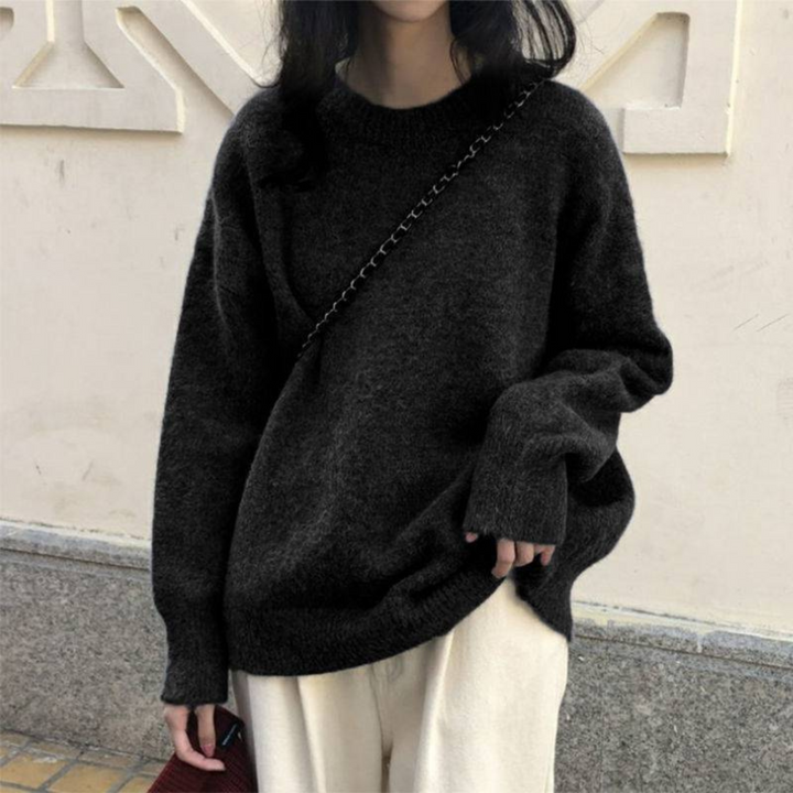 Caitlin | Casual Long Sleeve Round Neck Sweater