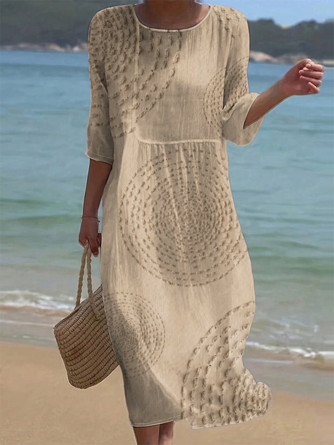 Hannah | Casual embroidered women's dress