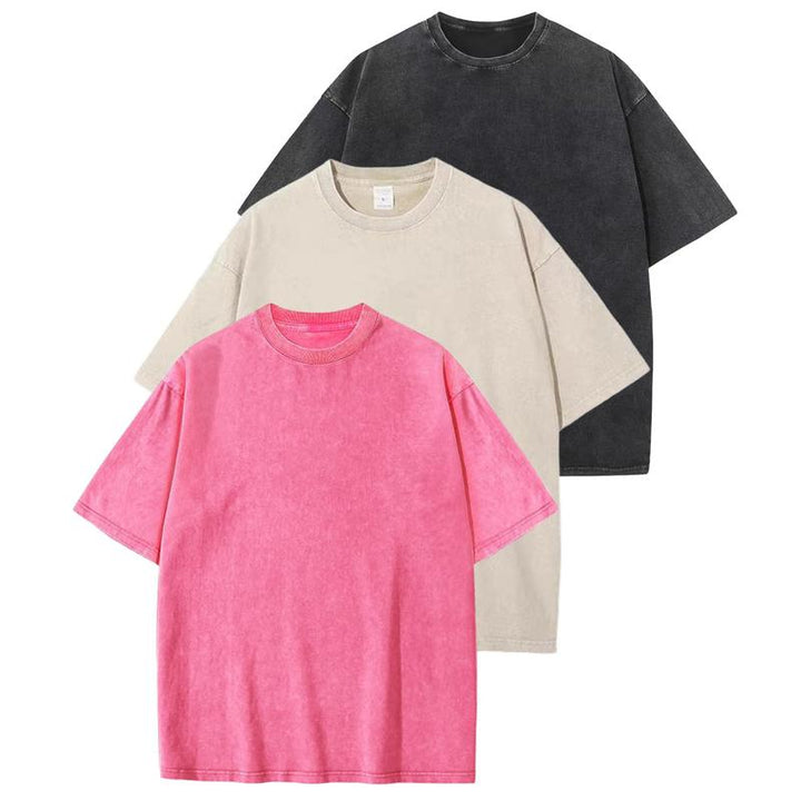 Kiara | Casual Crew Neck Loose Fit T-Shirt (3-Pack)