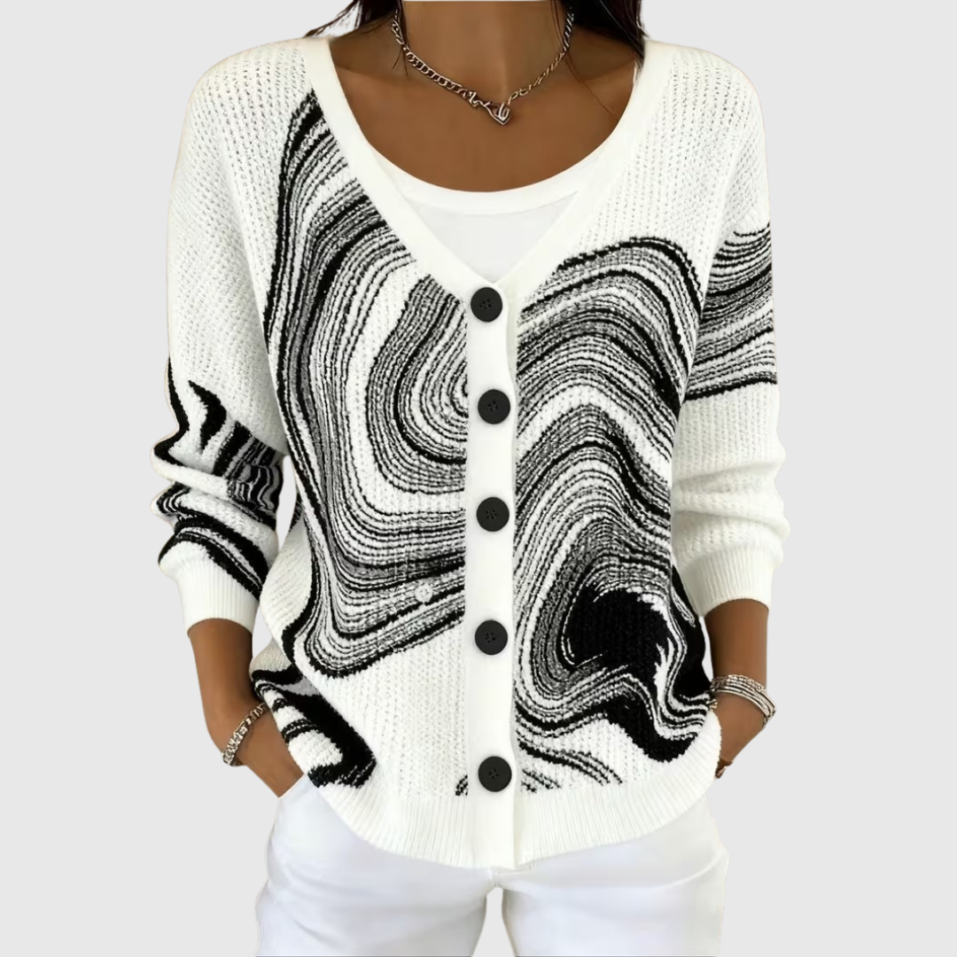Comfortabele Gebreide Cardigan met Knopen