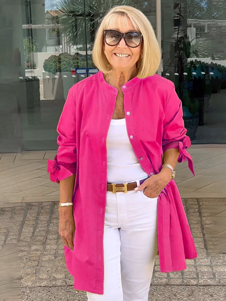 Zoe | Classy Long Shirt Jacket