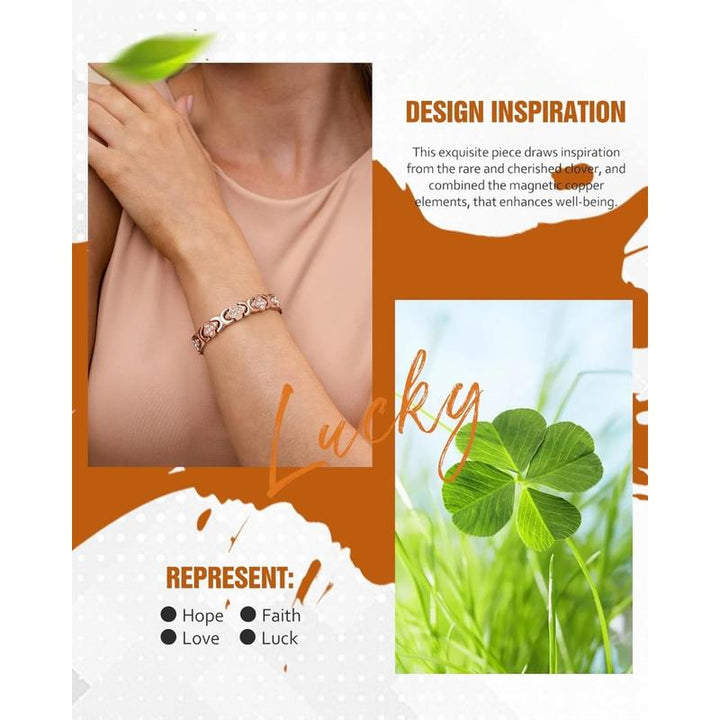 Paige | Elegant Magnetic Copper Bangle