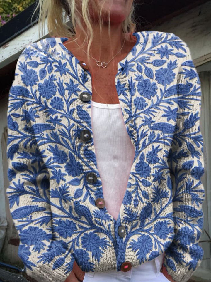 Naomi | Vintage Floral Cardigan