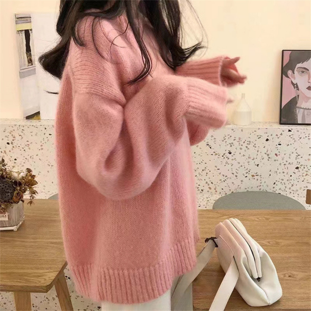 Caitlin | Casual Long Sleeve Round Neck Sweater