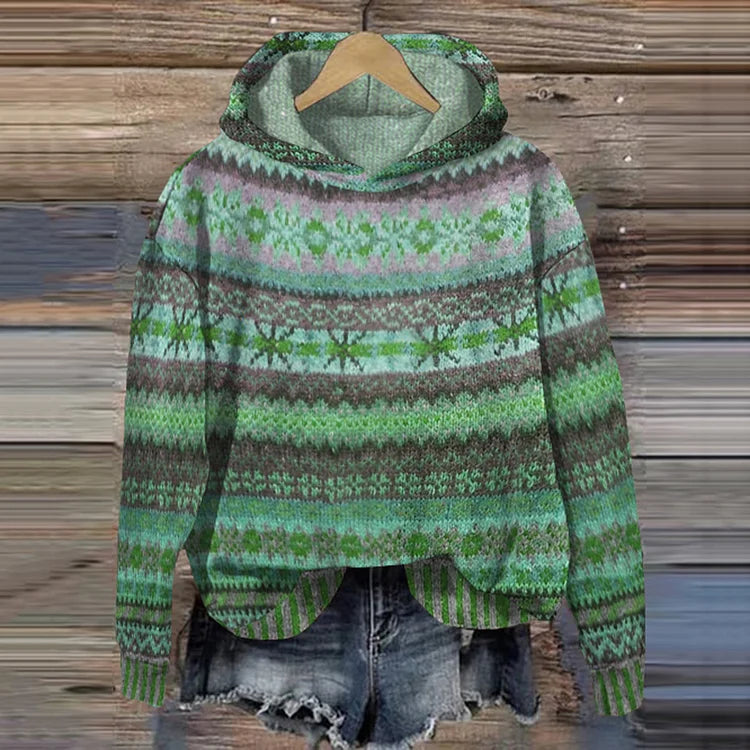 Gaby | Retro Etnische Sweatshirt