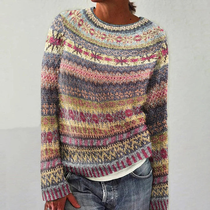 Gabrielle | Vibrant Fair isle Sweater