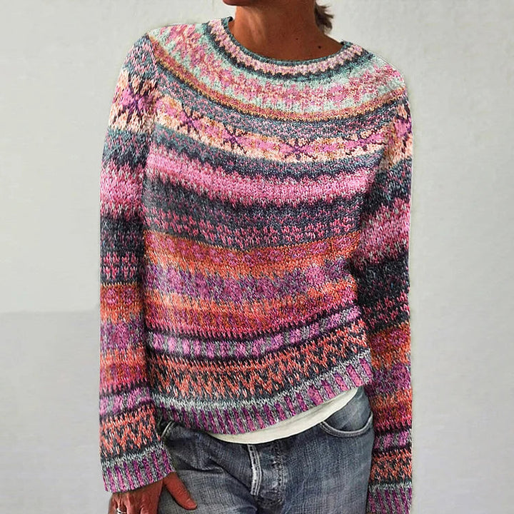 Gabrielle | Vibrant Fair isle Sweater