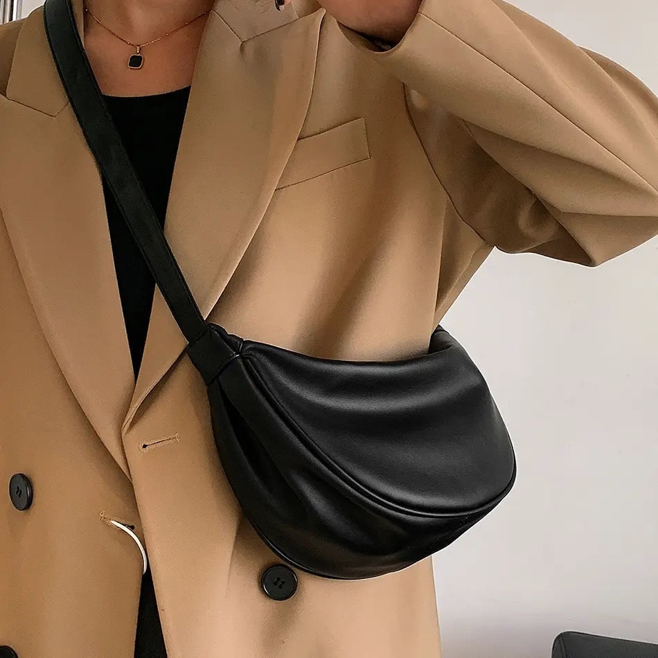Rose | Pastel colored leather bag