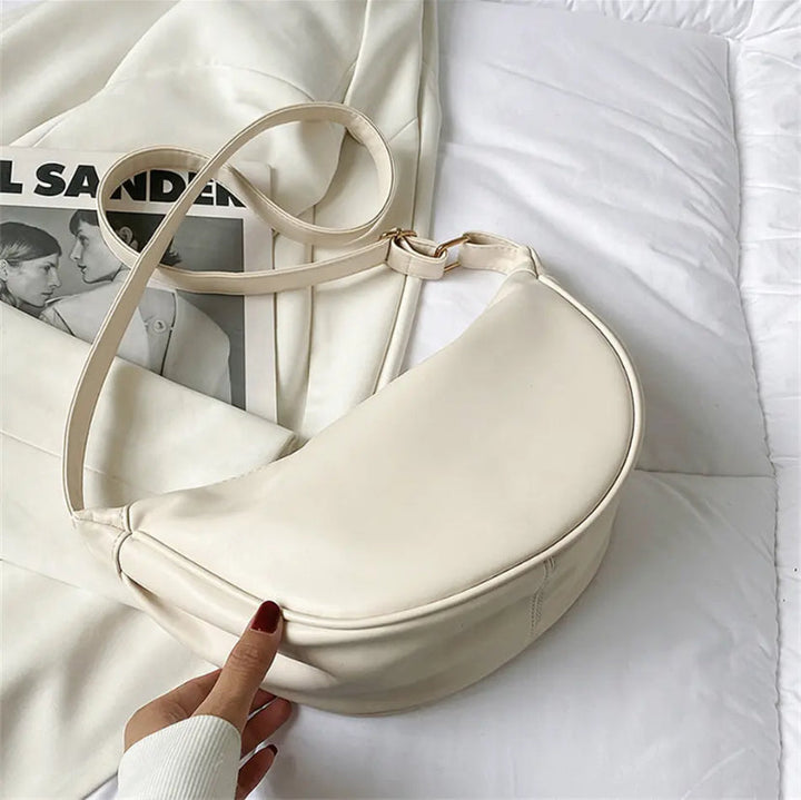Rose | Pastel colored leather bag