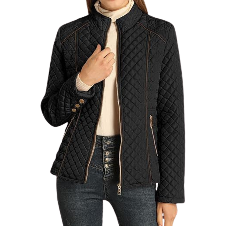 Lara | Lightweight Quilted Stand-Collar Jacket