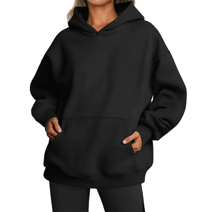 Xanthe | Cosy Oversized Fleece Pullover Hoodie