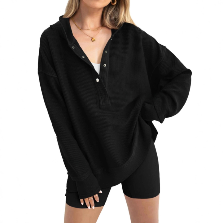 Tahlia | Cosy Oversized Raglan Hoodie Sweatshirt