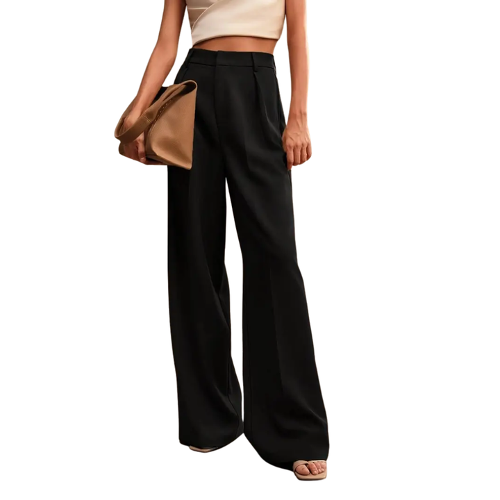 Isabelle | Relaxed High-Waist Wide Leg Trousers